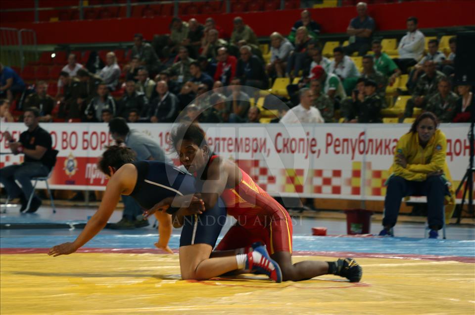 В Скопье стартовал 31-ый Чемпионат мира по вольной борьбе среди военнослужащих 