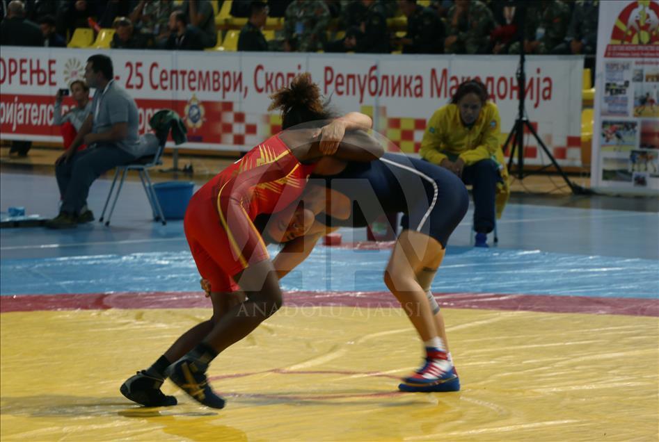 В Скопье стартовал 31-ый Чемпионат мира по вольной борьбе среди военнослужащих 