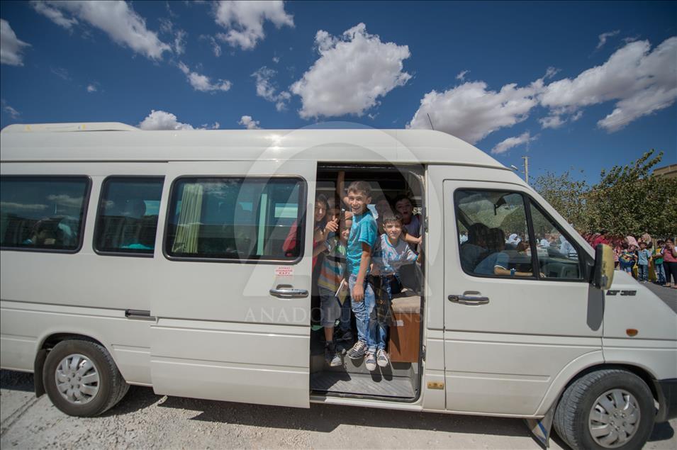 Syrian students go to school in Turkey's Sanliurfa