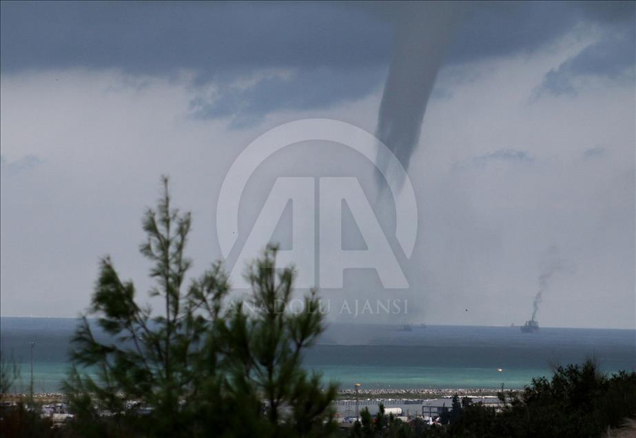 İskenderun Körfezi'nde hortum