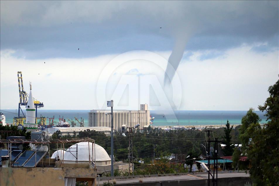 İskenderun Körfezi'nde hortum