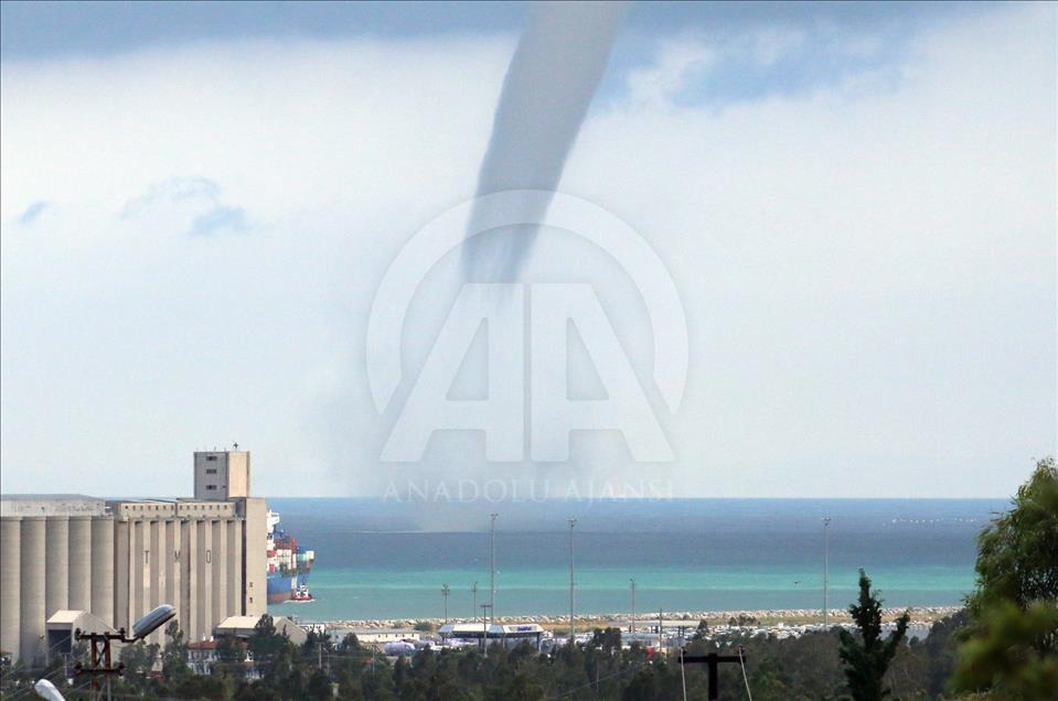 İskenderun Körfezi'nde hortum