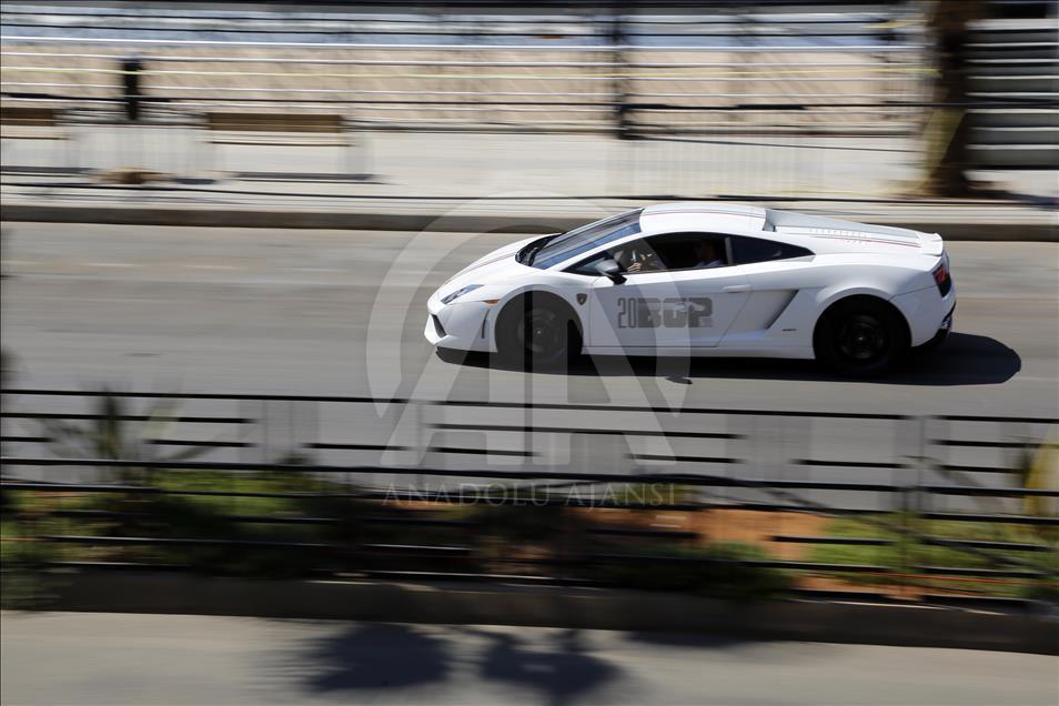 Lübnan'da ''Beirut Grand Prix'' süper araba yarışı