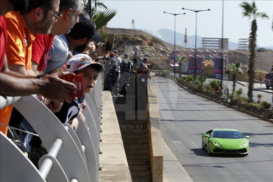 Lübnan'da ''Beirut Grand Prix'' süper araba yarışı