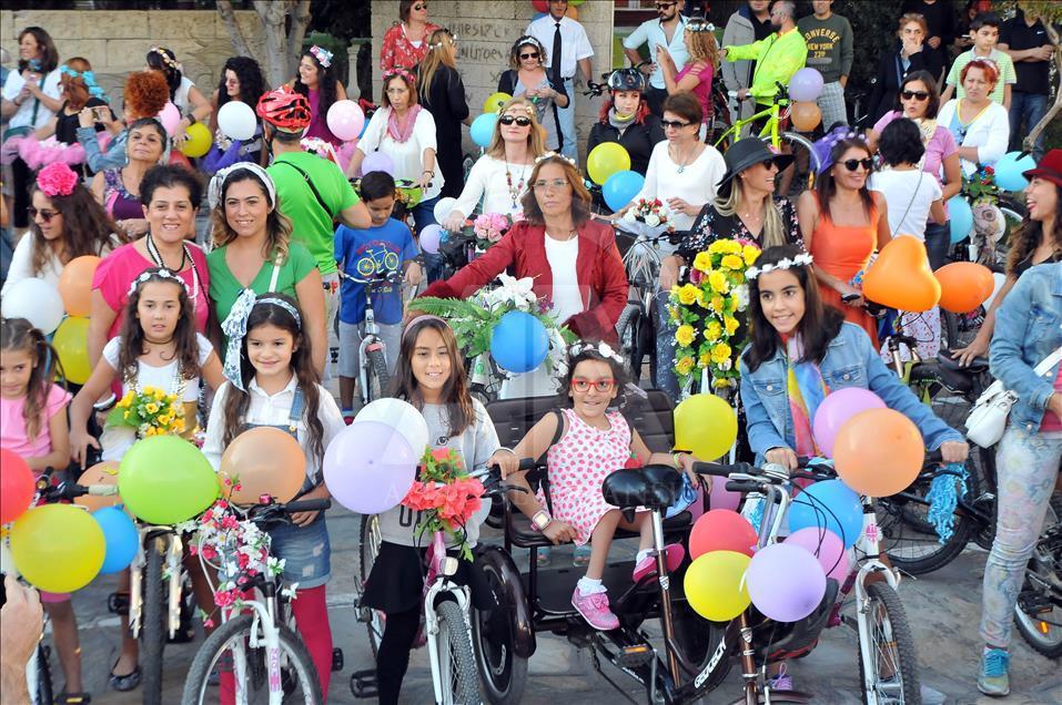 Muğla'da "Süslü Kadınlar Bisiklet Turu"