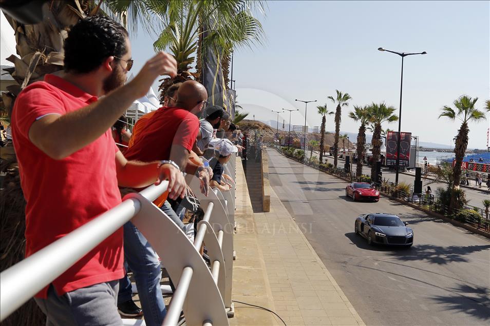 Lübnan'da ''Beirut Grand Prix'' süper araba yarışı