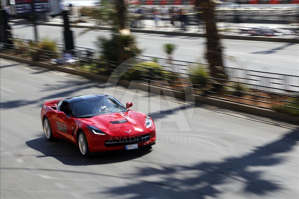 Lübnan'da ''Beirut Grand Prix'' süper araba yarışı