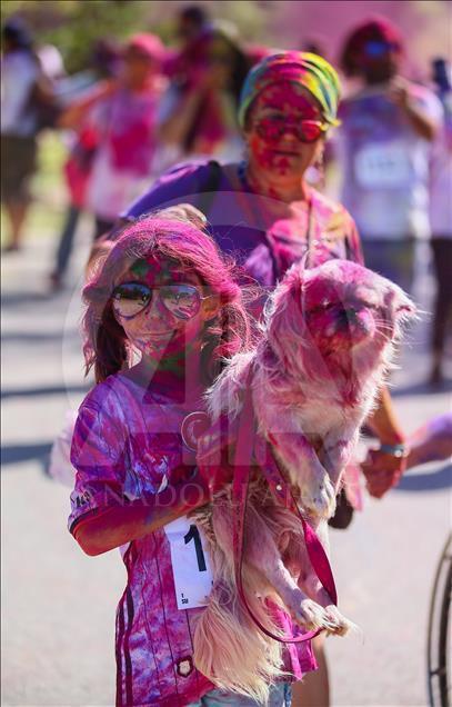 Color Sky 5K running fest in Izmir