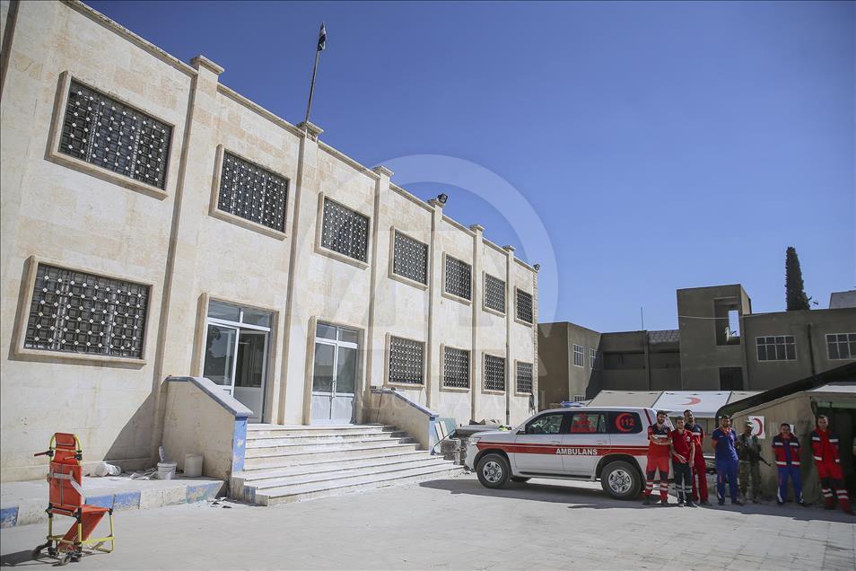 В сирийском Джераблусе при поддержке Турции открыли больницу
