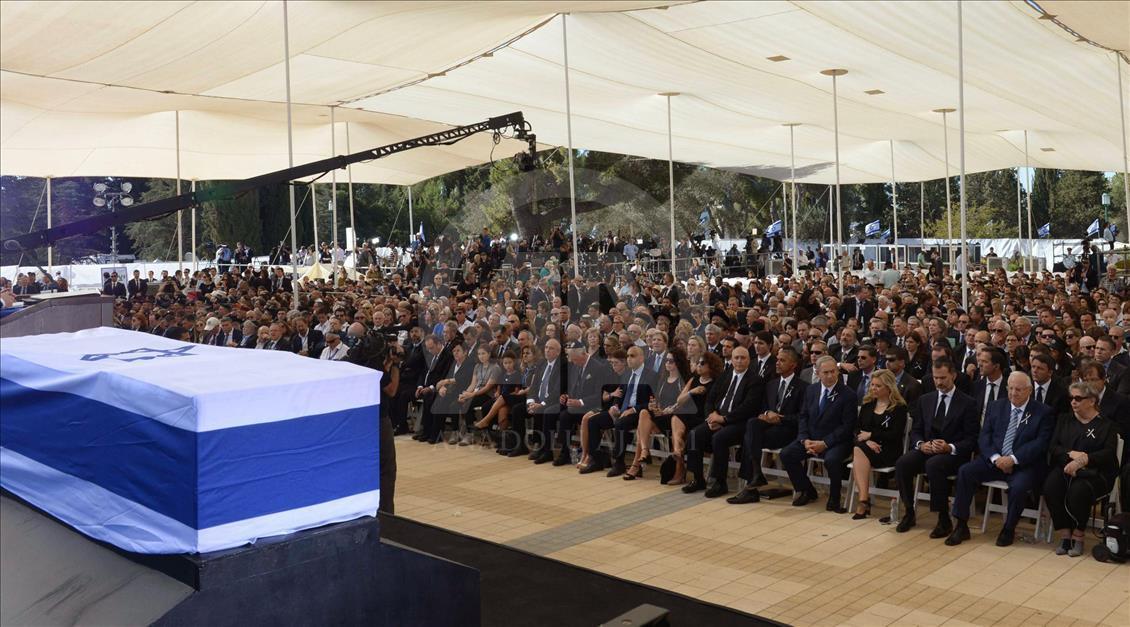 Eski İsrail Cumhurbaşkanı Peres'in cenaze töreni