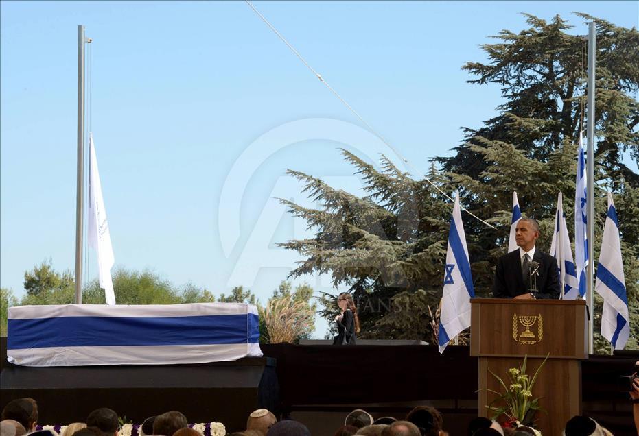 Eski İsrail Cumhurbaşkanı Peres'in cenaze töreni