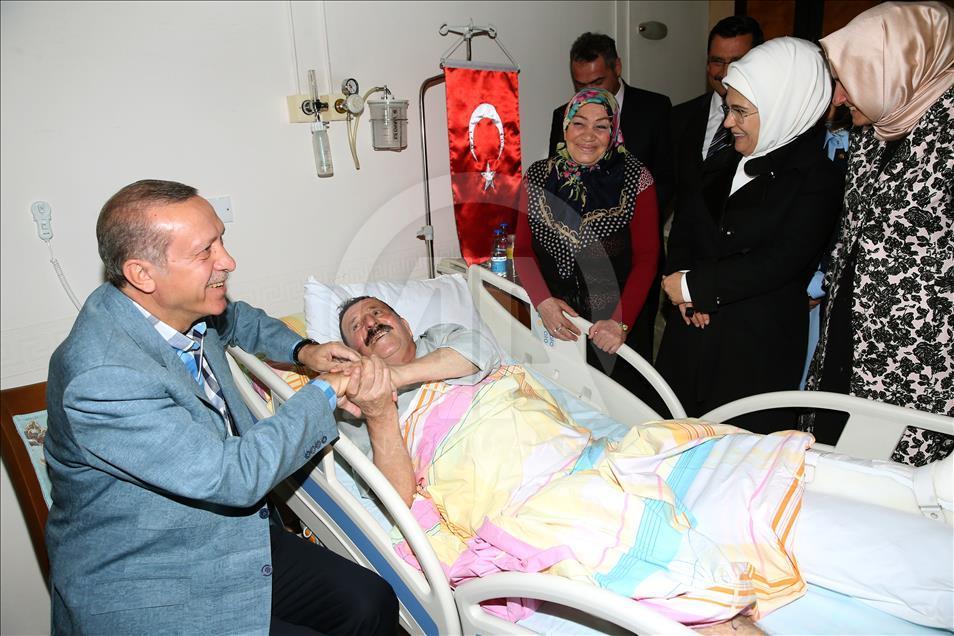 Cumhurbaşkanı Erdoğan, Gazi Mustafa Zorova'yı ziyaret etti