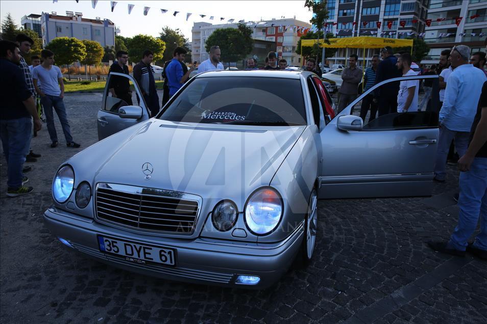 Mercedes tutkunları Samsun'da buluştu