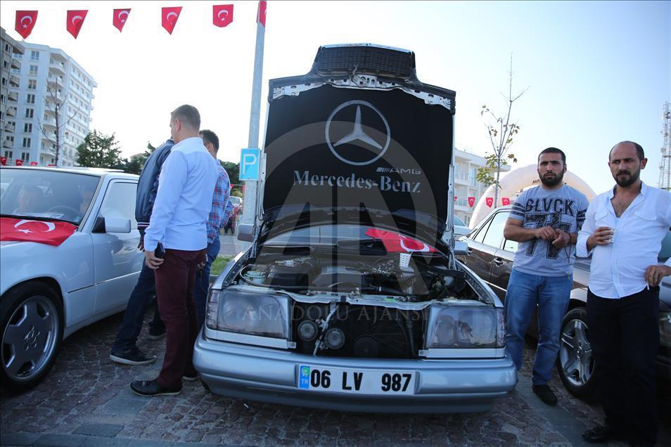 Mercedes tutkunları Samsun'da buluştu