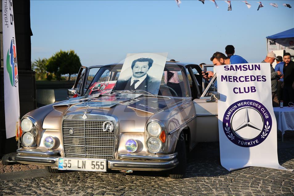 Mercedes tutkunları Samsun'da buluştu