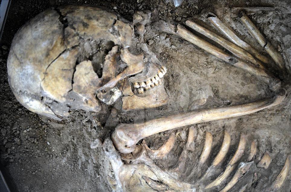 İran'da M.Ö. 7500 yılına ait insan iskeleti