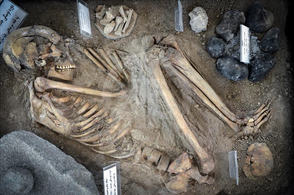 İran'da M.Ö. 7500 yılına ait insan iskeleti
