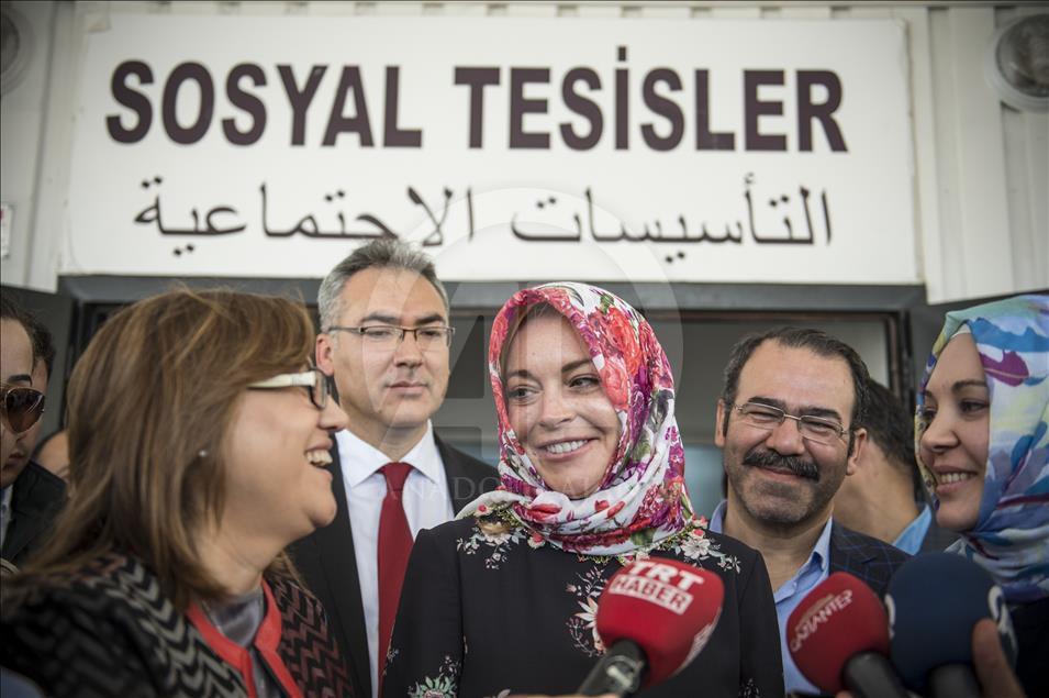 Lindsay Lohan posjetila sirijske izbjeglice u turskom Gaziantepu