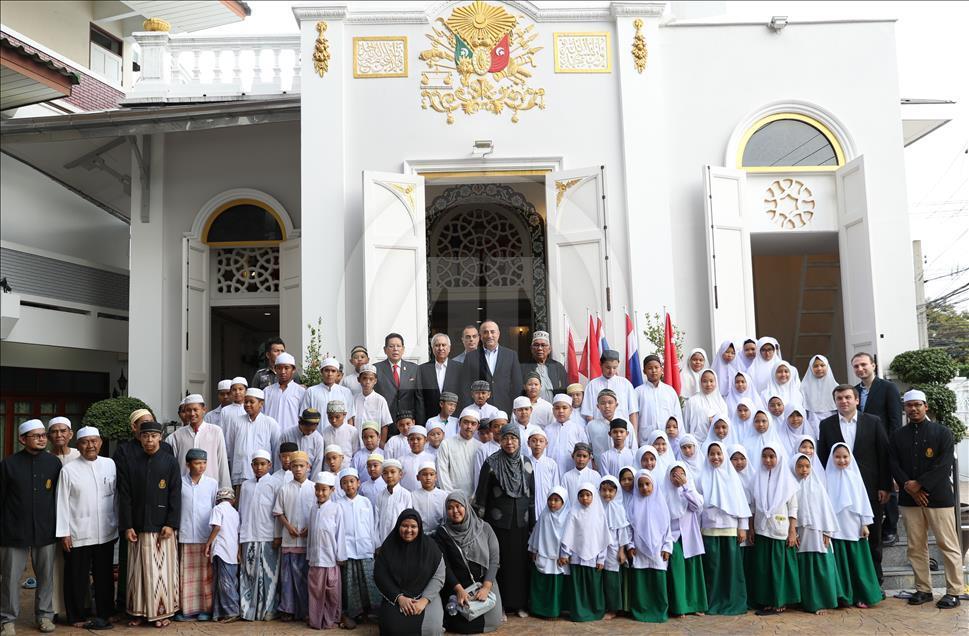 Turkish Foreign Minister Mevlut Cavusoglu in Bangkok