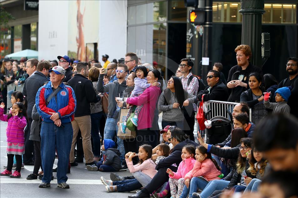 Columbus Day Parade in Chicago