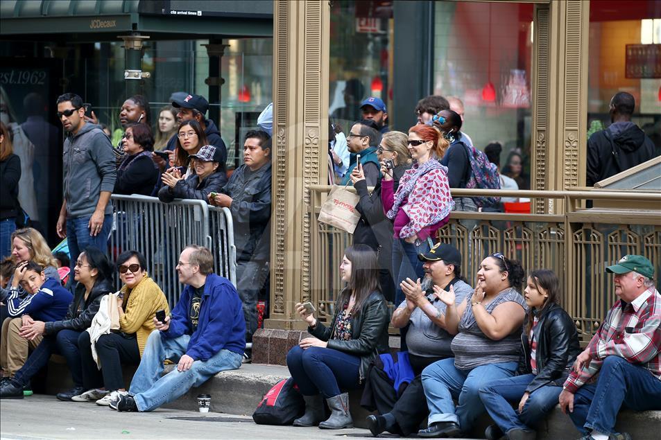 Columbus Day Parade in Chicago