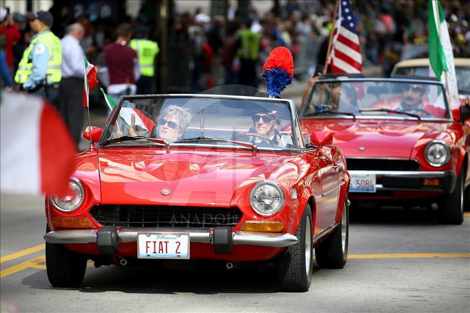 Columbus Day Parade in Chicago