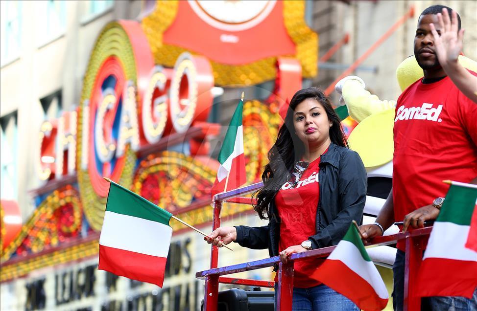 Columbus Day Parade in Chicago