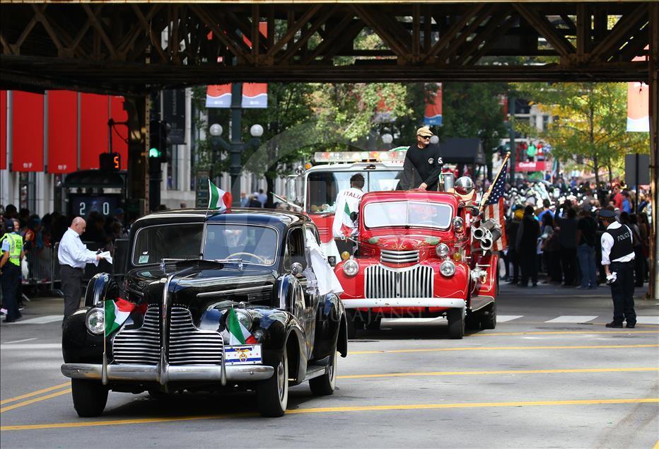 Columbus Day Parade in Chicago