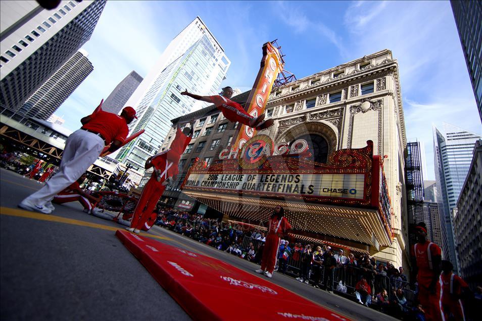 Columbus Day Parade in Chicago