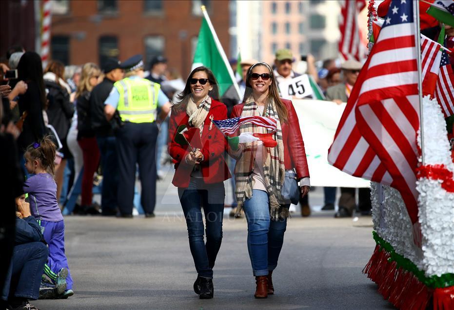 Columbus Day Parade in Chicago