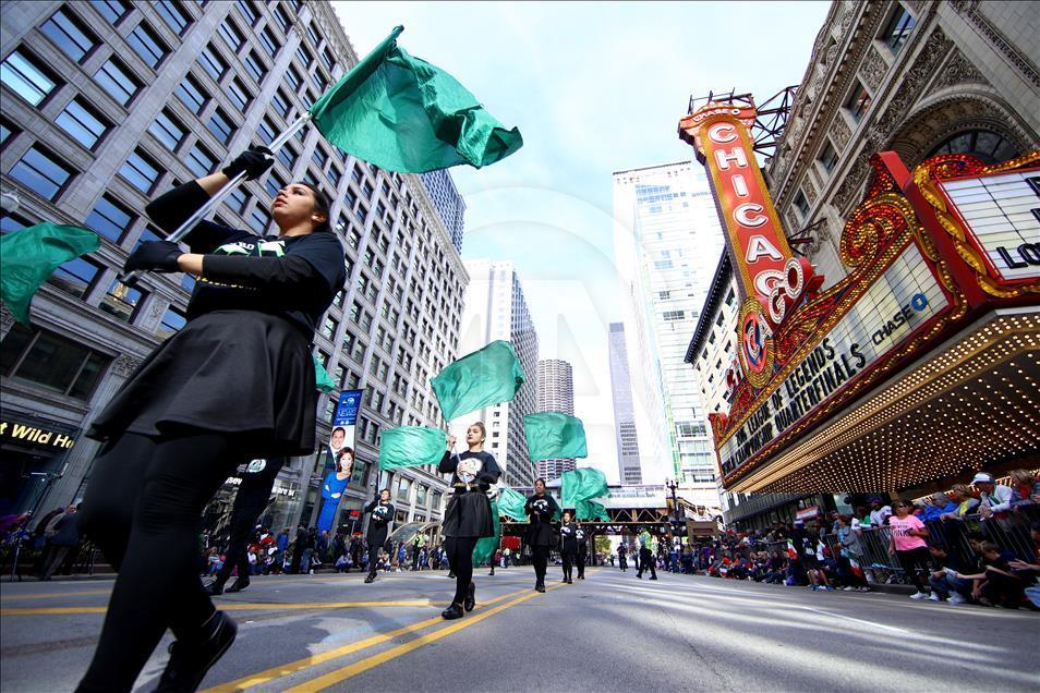 Columbus Day Parade in Chicago