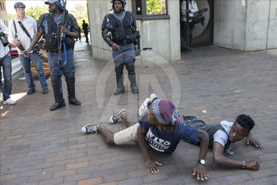 University students protest raise on tuition fees in South Africa