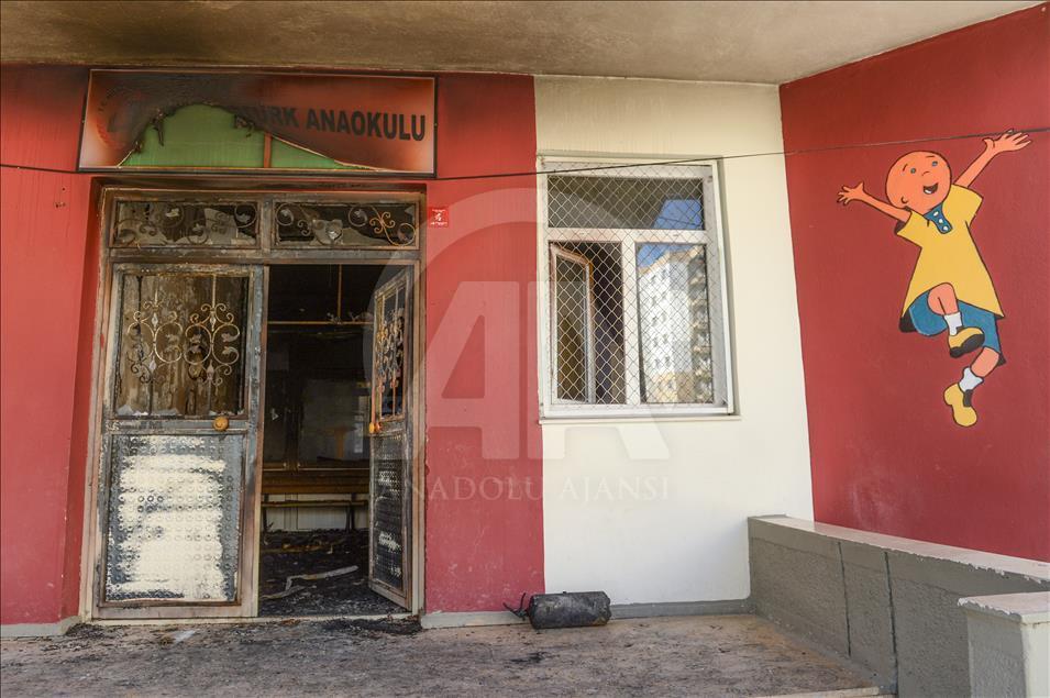 Van'da anaokuluna terör saldırısı