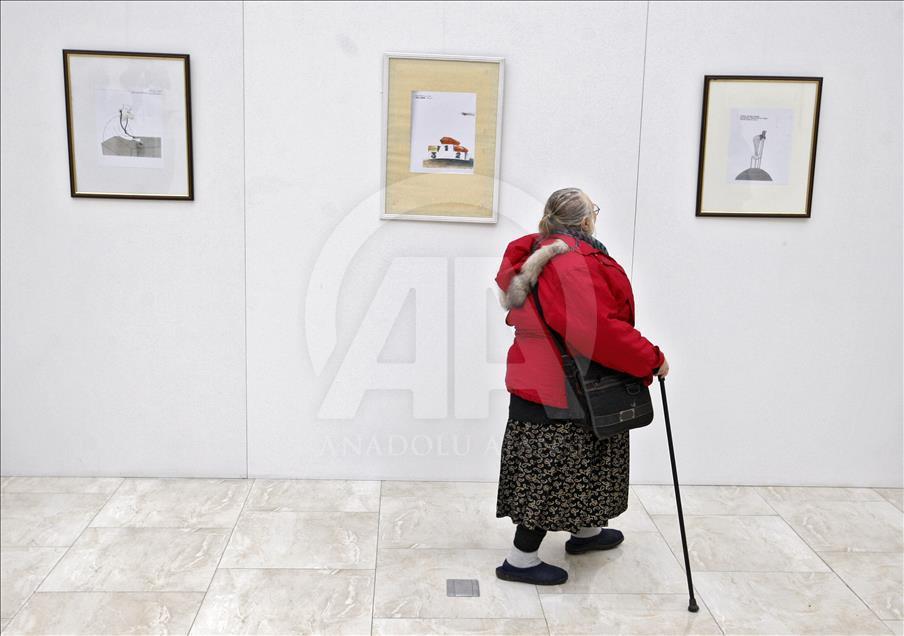 Award ceremony Ukrainian winners of the International Nasreddin Hodja Cartoon Contest,in Kiev