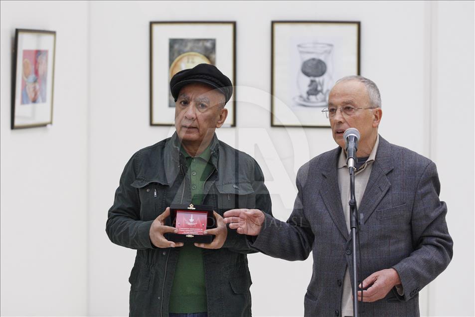 Award ceremony Ukrainian winners of the International Nasreddin Hodja Cartoon Contest,in Kiev