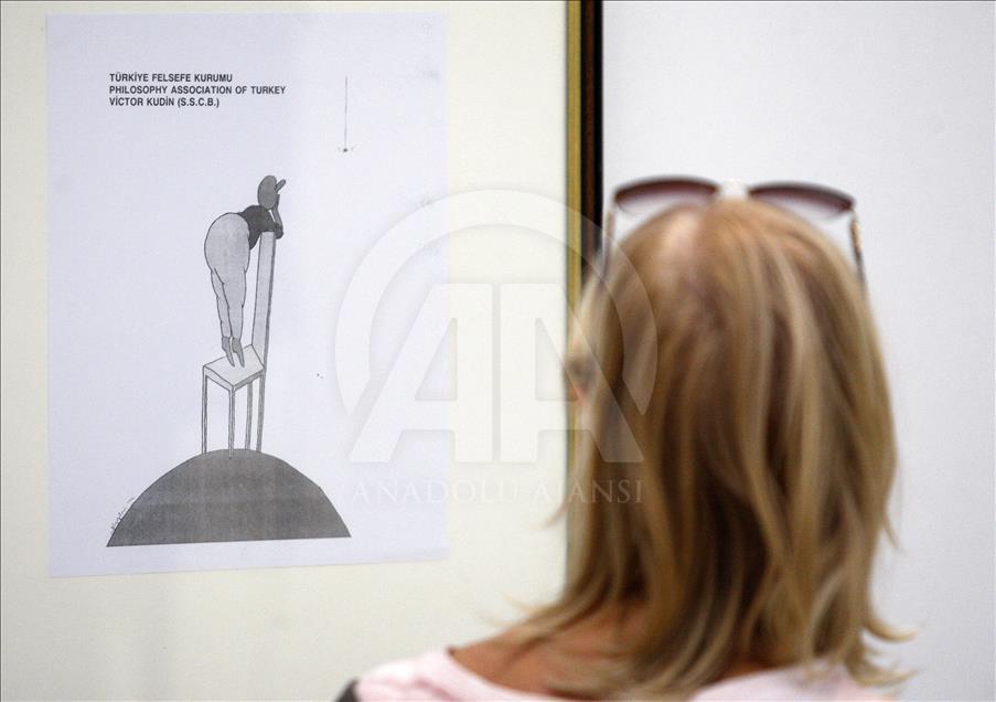 Award ceremony Ukrainian winners of the International Nasreddin Hodja Cartoon Contest,in Kiev