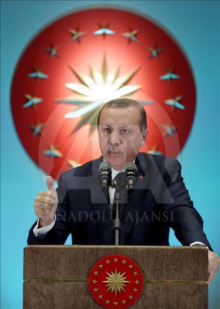 Cumhurbaşkanlığı Külliyesi'nde Cumhuriyet Bayramı resepsiyonu