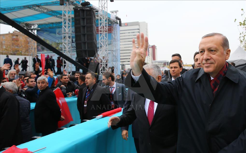 Cumhurbaşkanı Erdoğan, Ankara YHT Gar Açılış Töreni'ne katıldı
