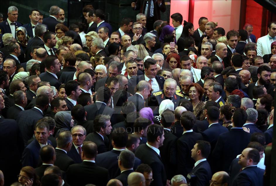 Cumhurbaşkanlığı Külliyesi'nde Cumhuriyet Bayramı resepsiyonu