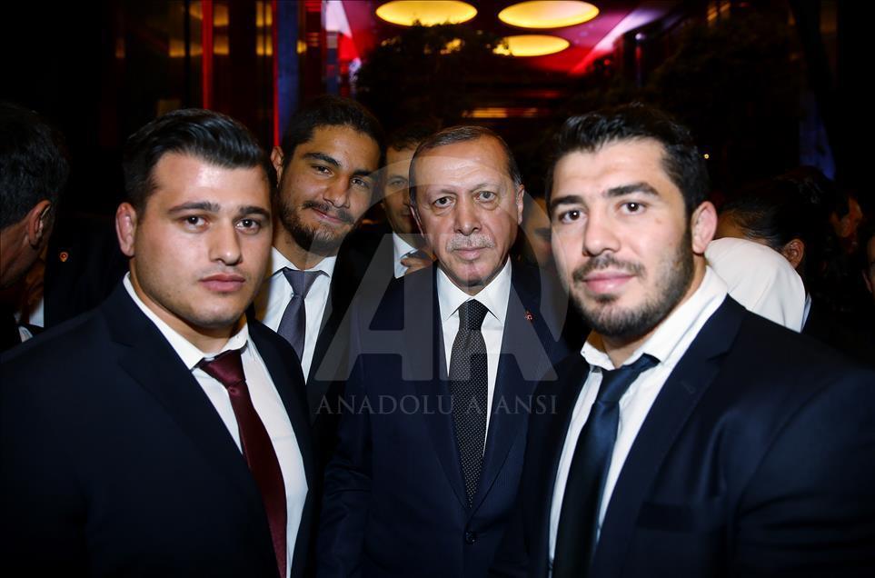 Cumhurbaşkanlığı Külliyesi'nde Cumhuriyet Bayramı resepsiyonu