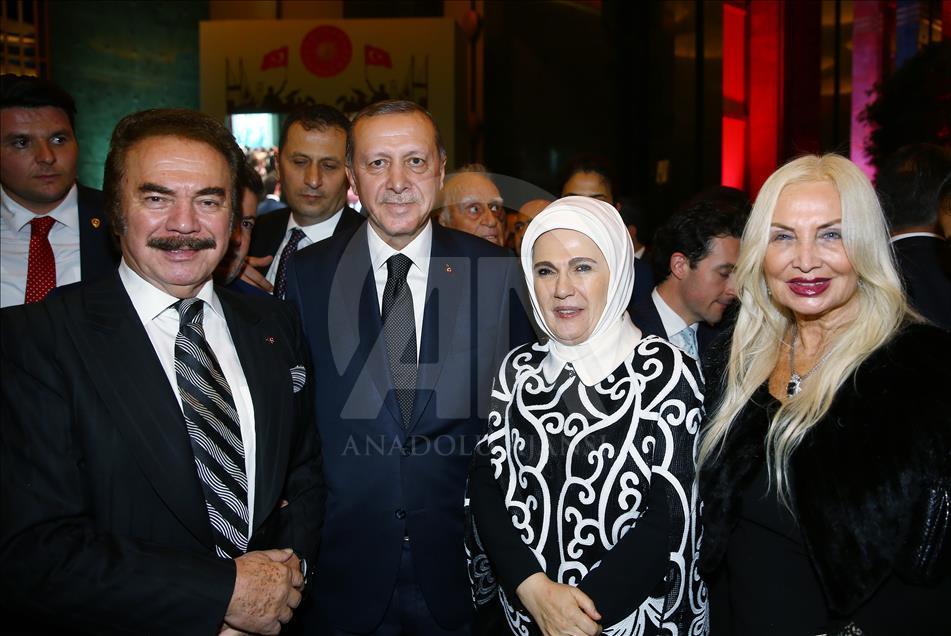 Cumhurbaşkanlığı Külliyesi'nde Cumhuriyet Bayramı resepsiyonu