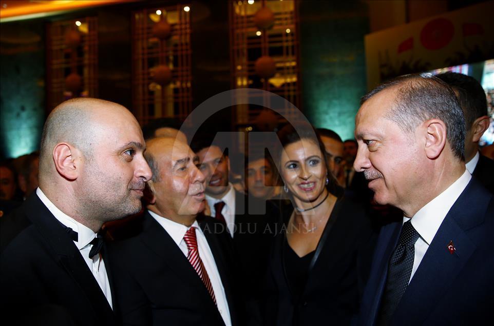Cumhurbaşkanlığı Külliyesi'nde Cumhuriyet Bayramı resepsiyonu