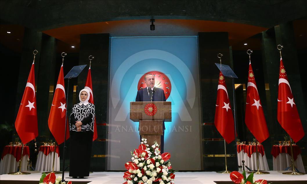 Cumhurbaşkanlığı Külliyesi'nde Cumhuriyet Bayramı resepsiyonu