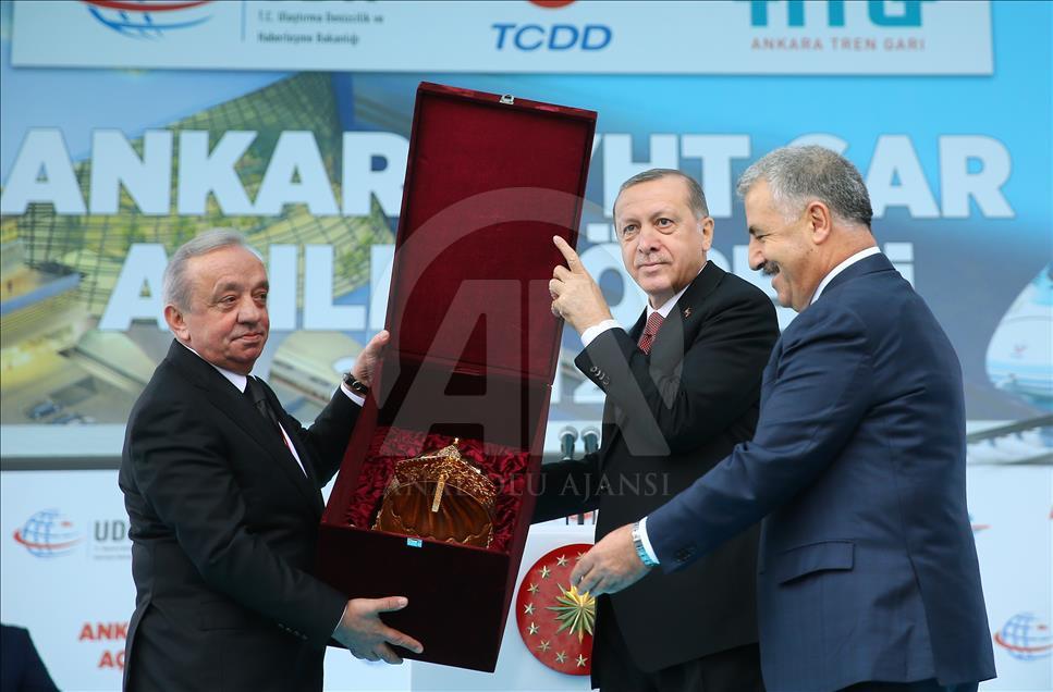 Cumhurbaşkanı Erdoğan, Ankara YHT Gar Açılış Töreni'ne katıldı
