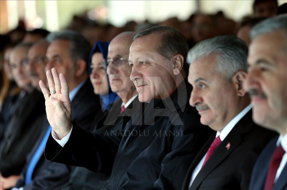 Cumhurbaşkanı Erdoğan, Ankara YHT Gar Açılış Töreni'ne katıldı