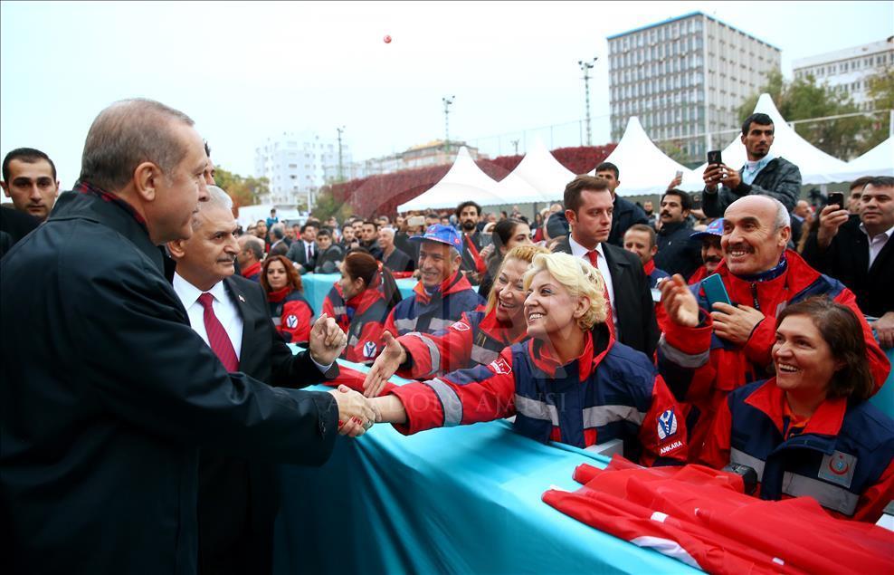 Cumhurbaşkanı Erdoğan, Ankara YHT Gar Açılış Töreni'ne katıldı