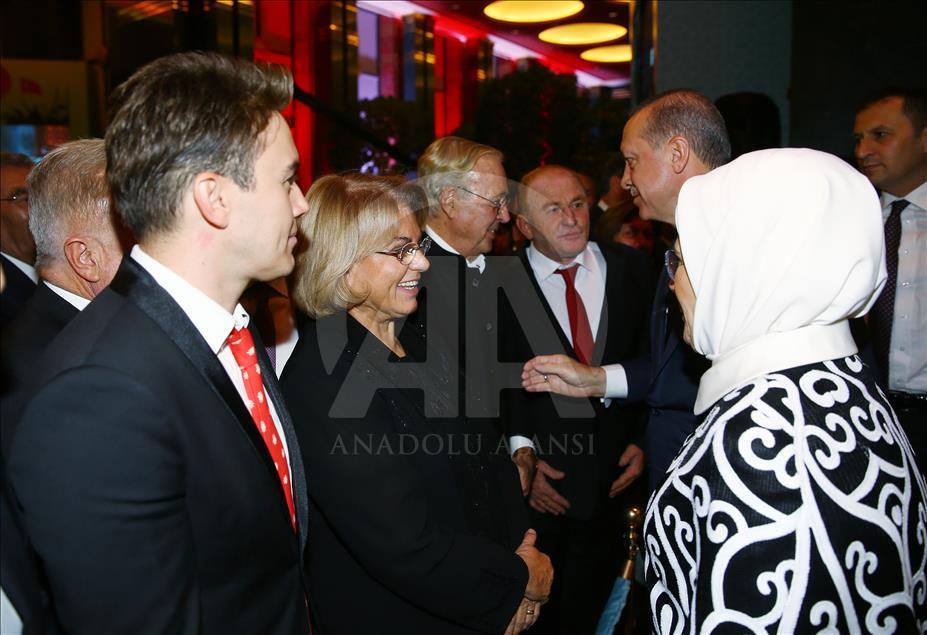 Cumhurbaşkanlığı Külliyesi'nde Cumhuriyet Bayramı resepsiyonu