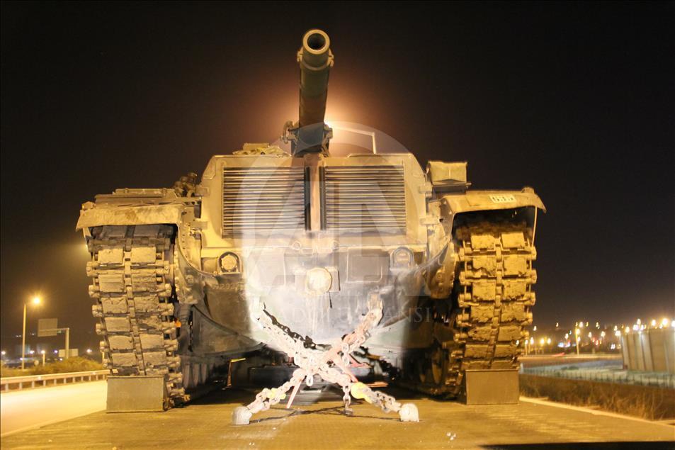 Sınıra tank ve zırhlı araç sevkiyatı