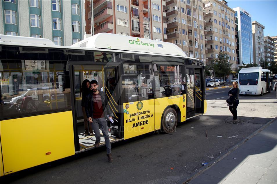 Diyarbakır'da vatandaşın ulaşım çilesi sona erdi