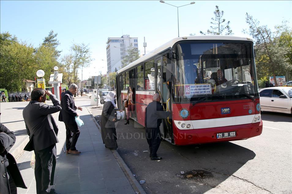 Diyarbakır'da vatandaşın ulaşım çilesi sona erdi